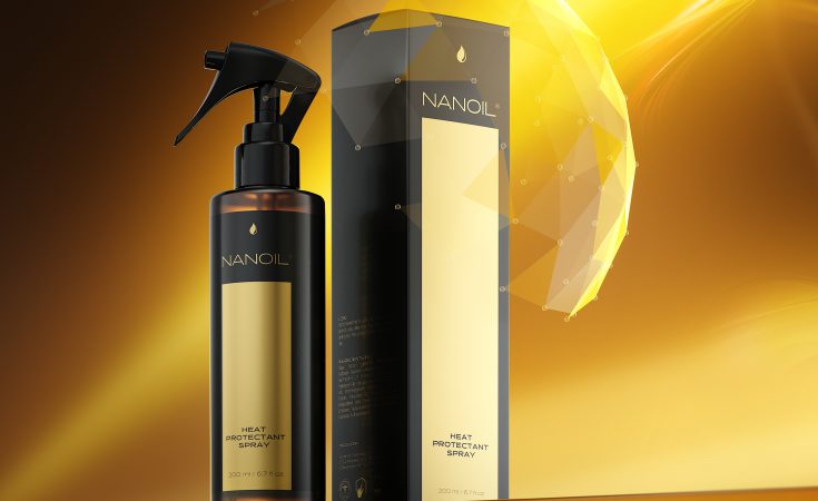 Nanoil empfohlenes Hitzeschutzspray